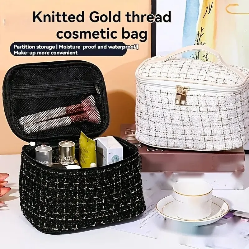 Minimalist Portable Makeup Zipper Handbag
