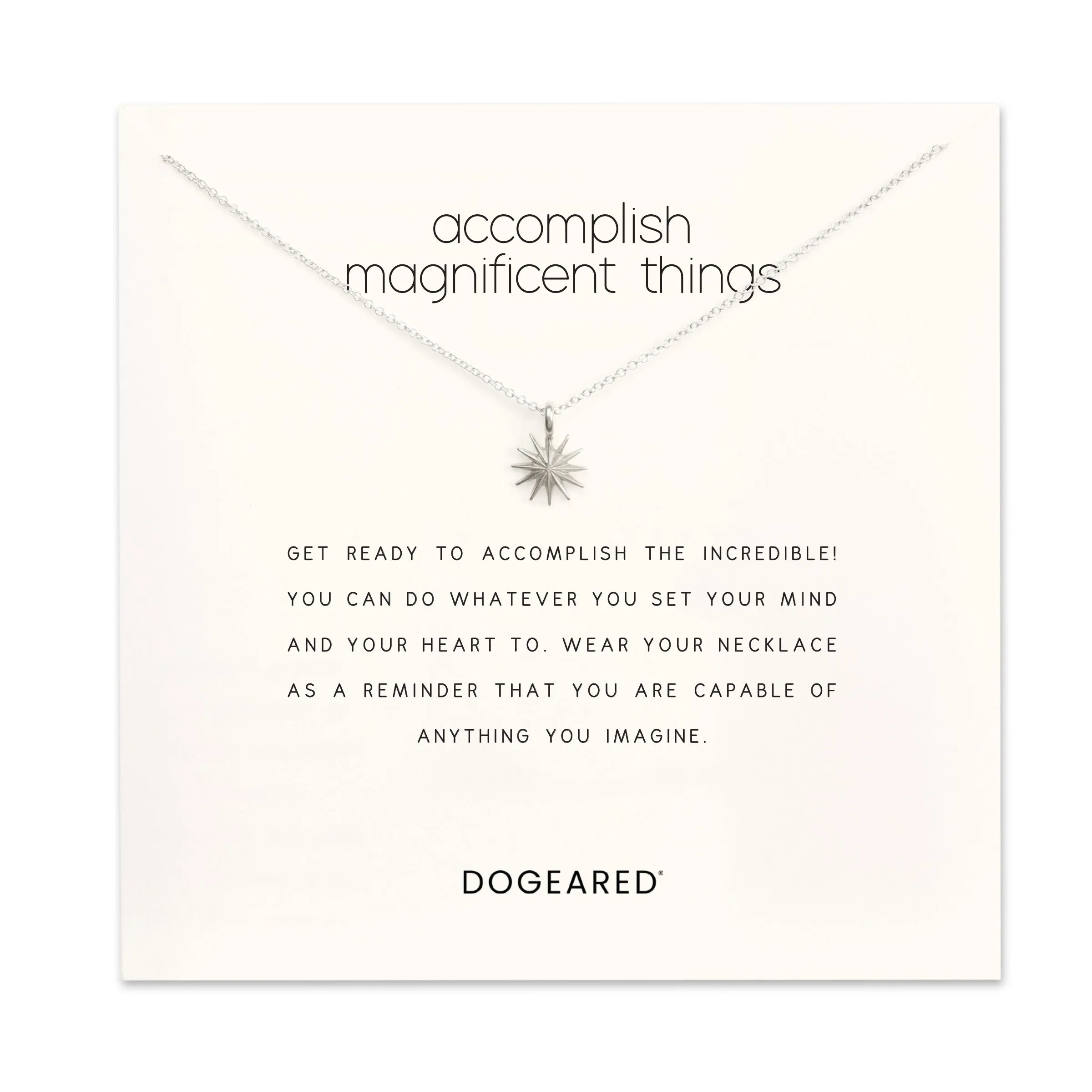 Modern Accomplish Magnificent Things Starburst Necklace