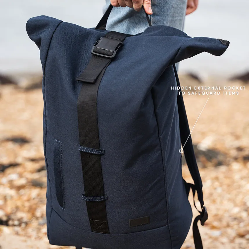 MUSTO CANVAS ROLL TOP BAG