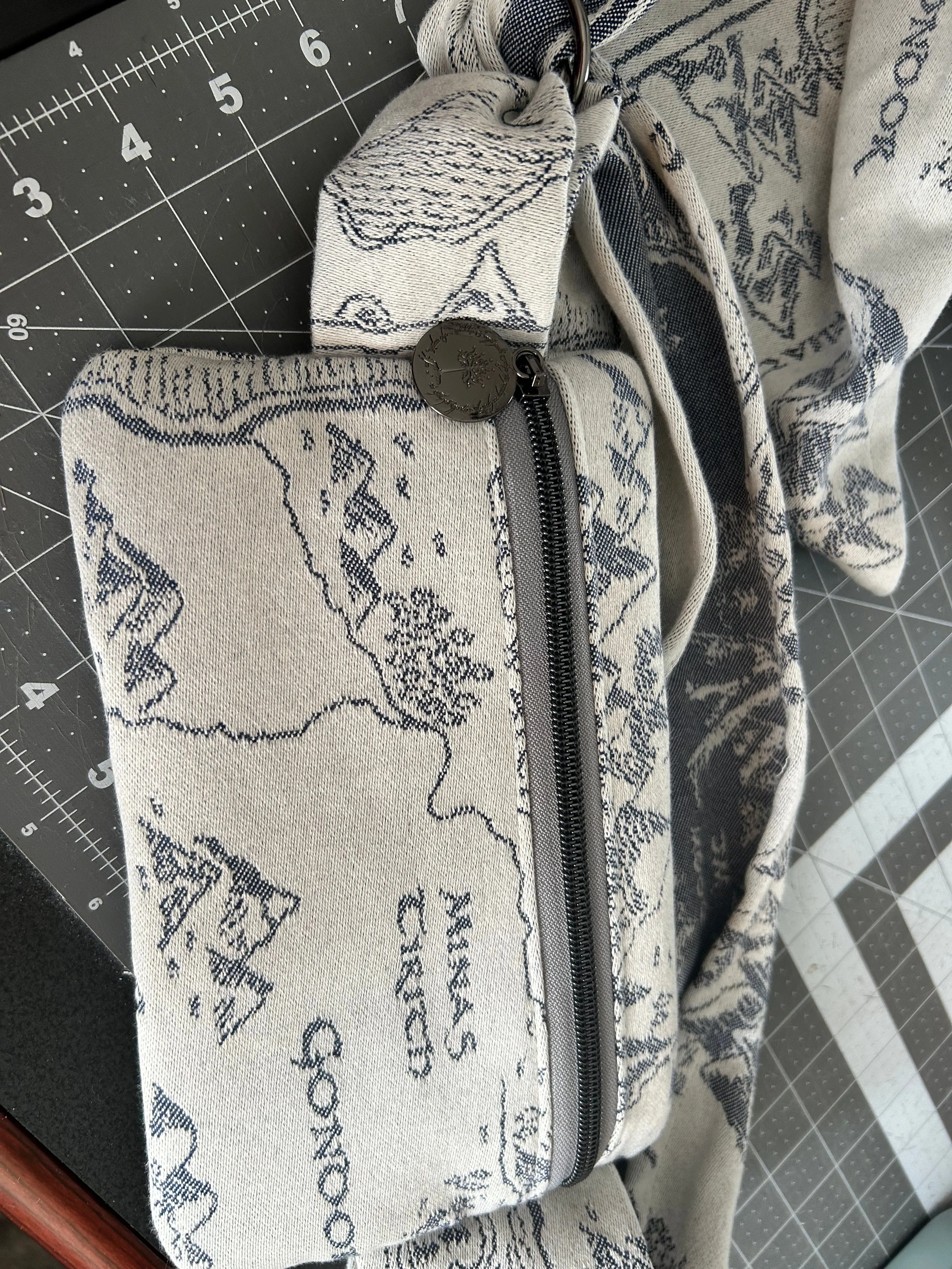 Neutral Map Ring Waist Hip Pouch/Crossbody