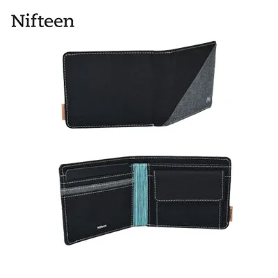 Nifteen London Billfold Wallet With Coin Purse (Diagonal)