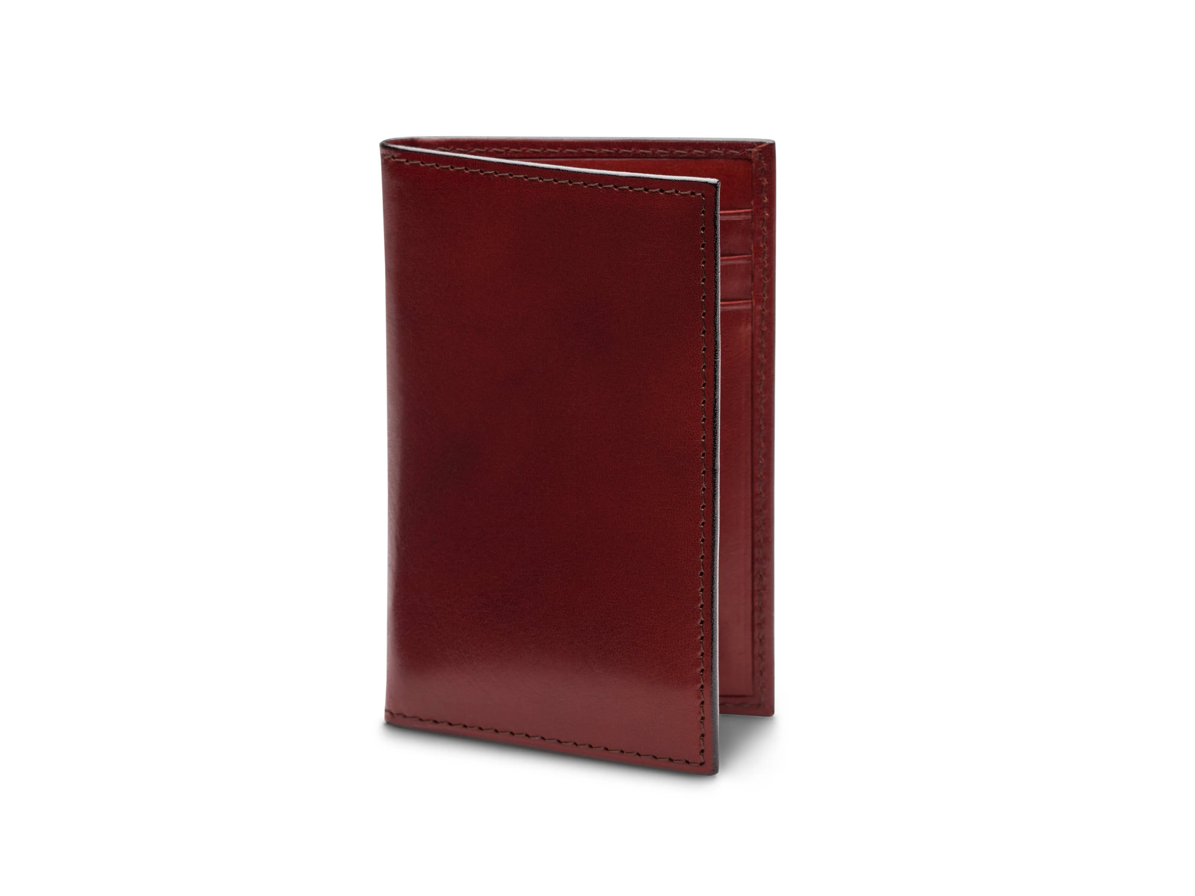 Old Leather 8 Pocket Credit Card Case