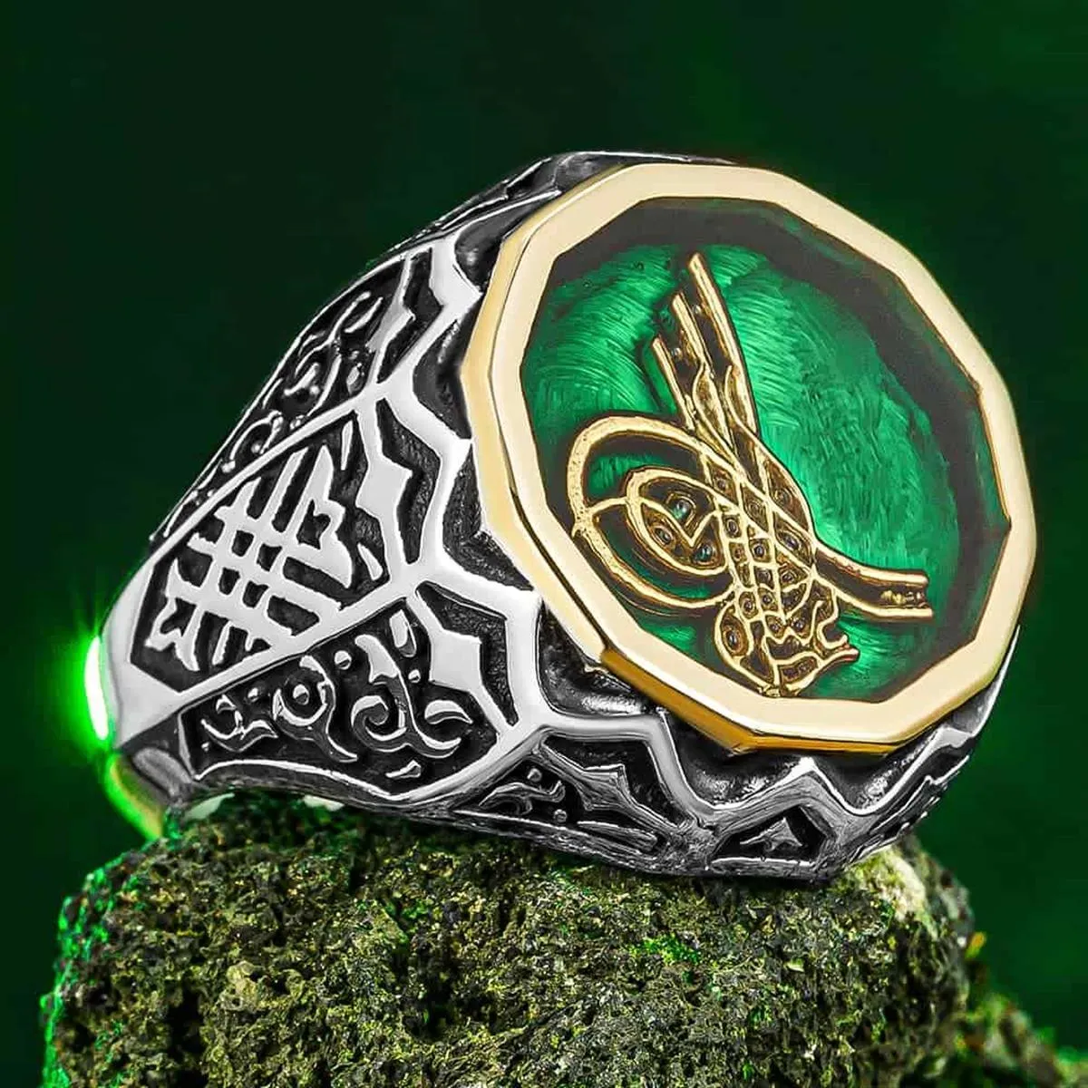 Ottoman Empire Suleiman the Magnificent Silver Ring