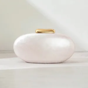 Oval Pearl Shaped Clutch - Kory