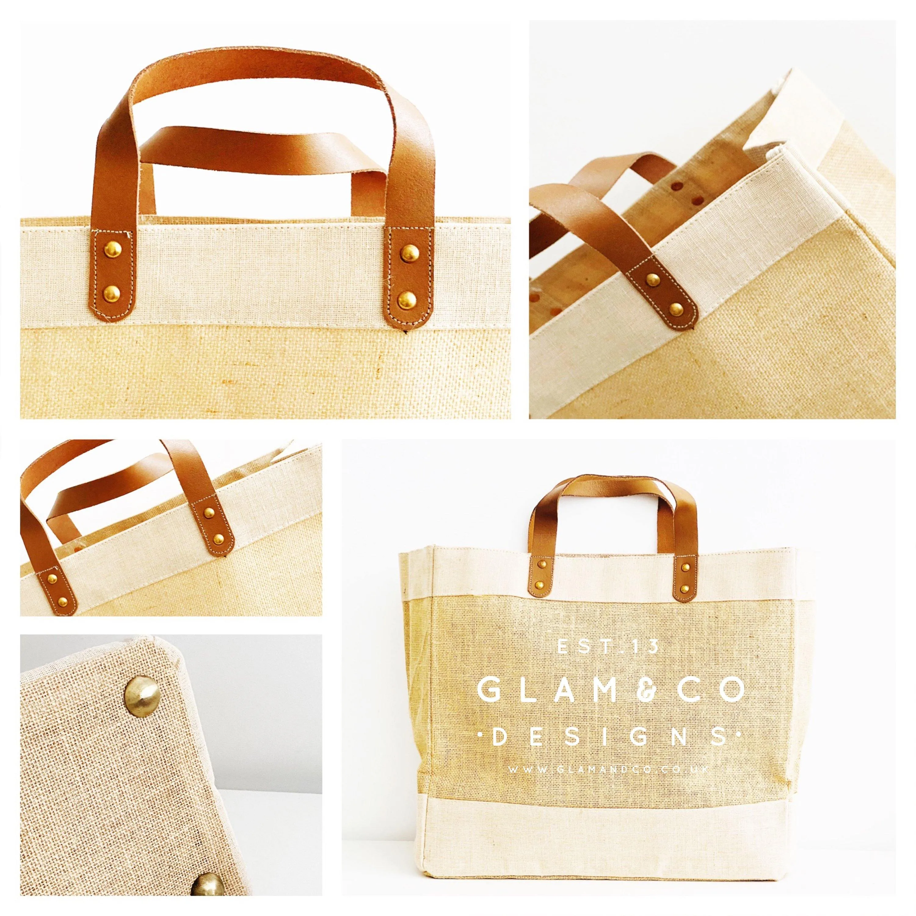 Personalised Jute Tote Bag | Custom Place Tote Bag
