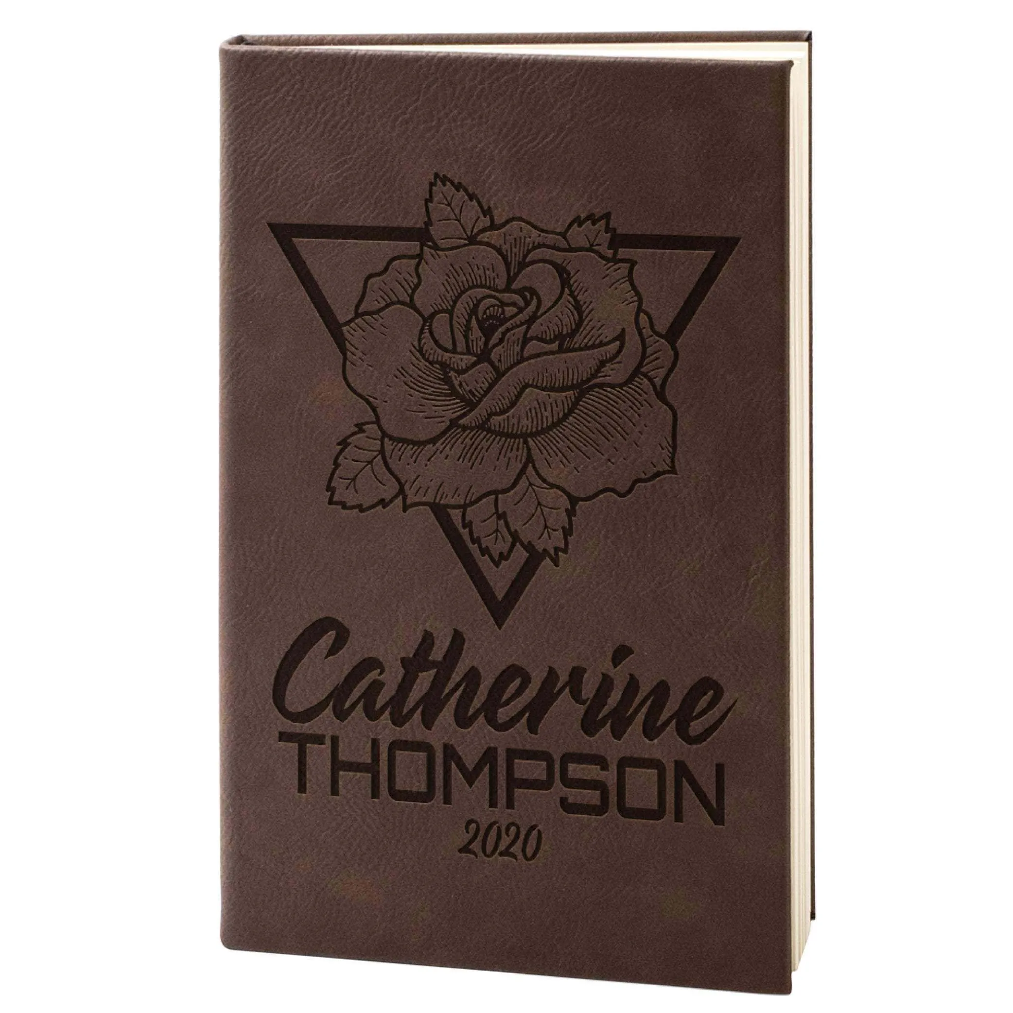 Personalized Notebook - Custom Leather Notebook, Gift for Her
