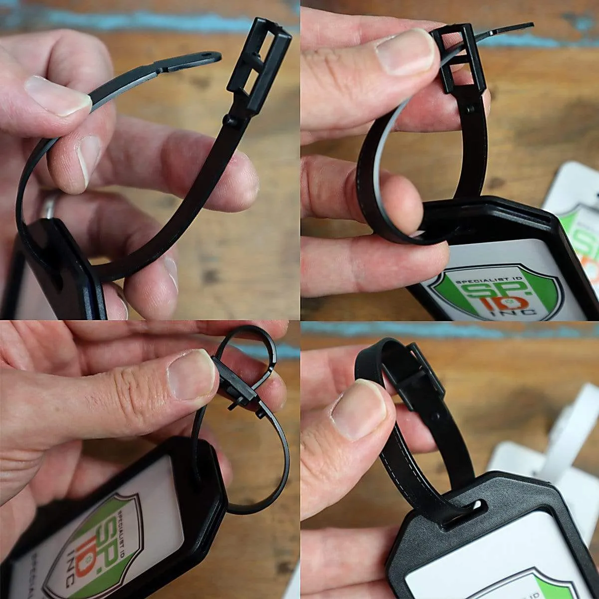 Plastic Luggage Strap with Post and Notch -Textured (2430-201X)