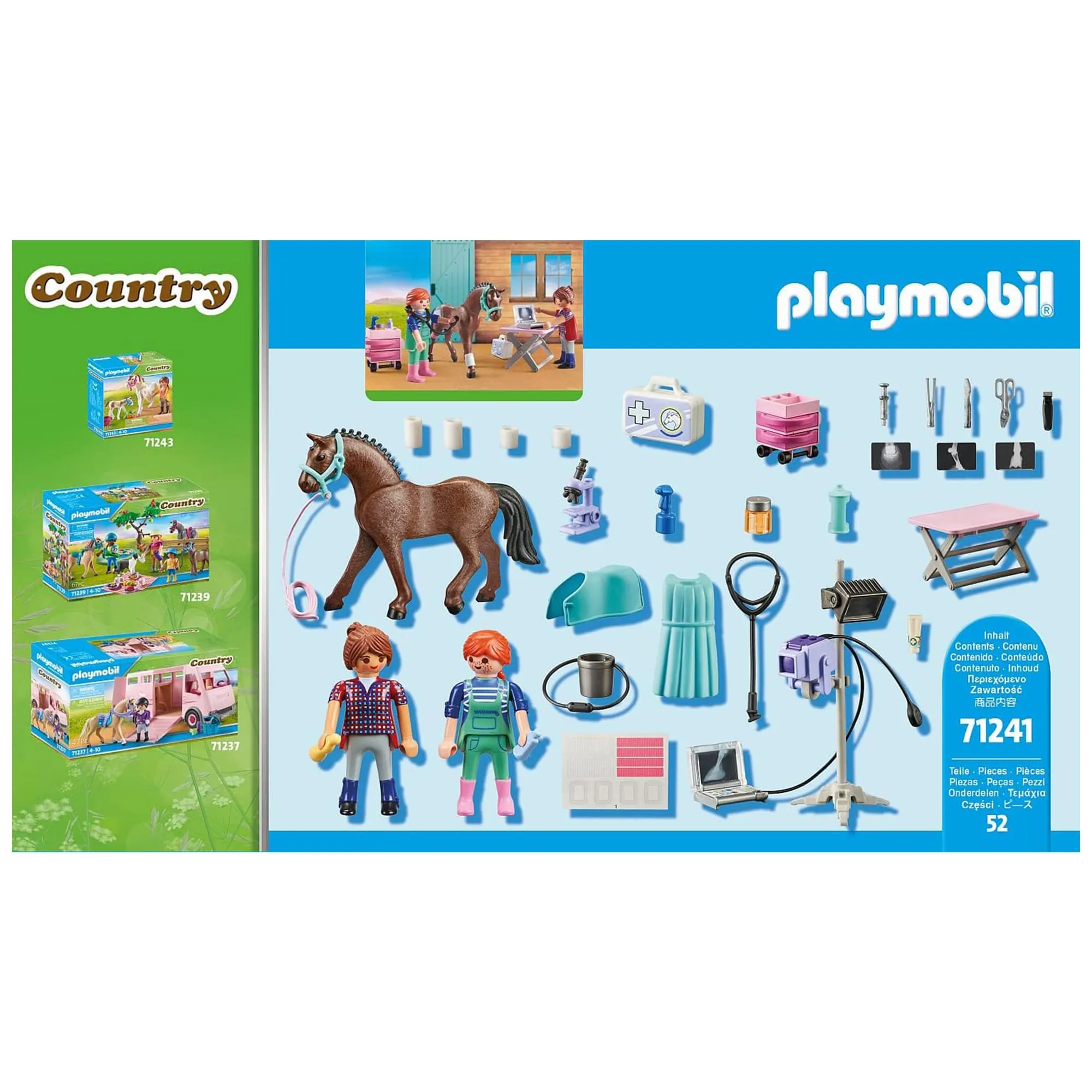 Playmobil 71241 Country Horse Veterinarian Building Set