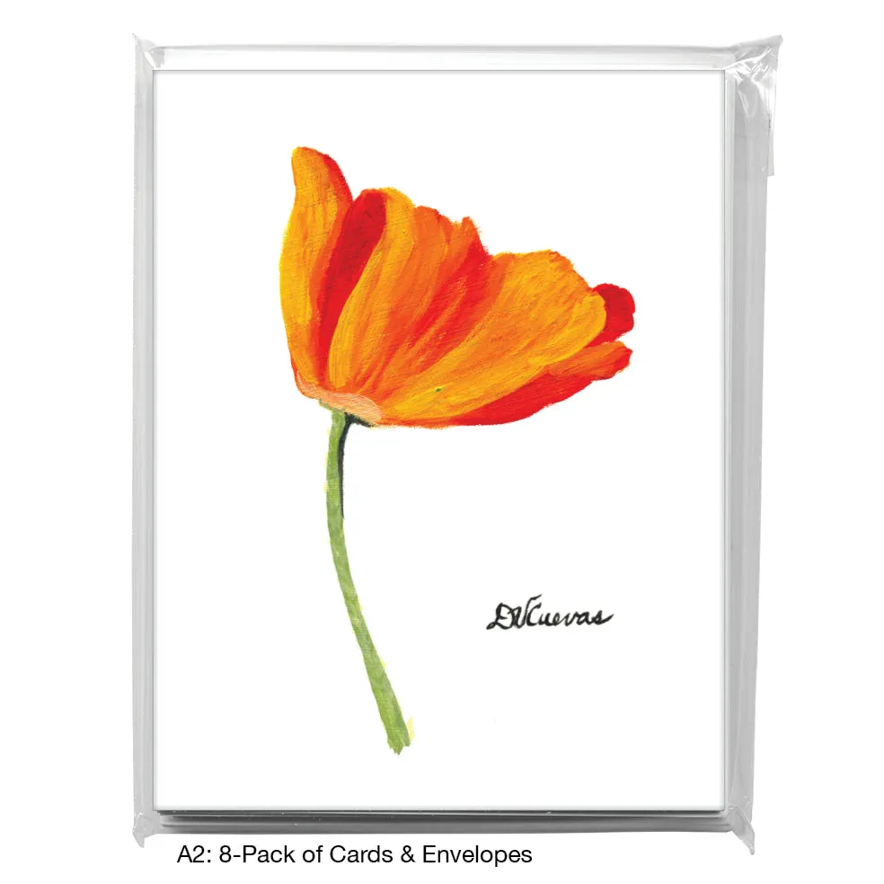 Poppy 07, Greeting Card (7210)