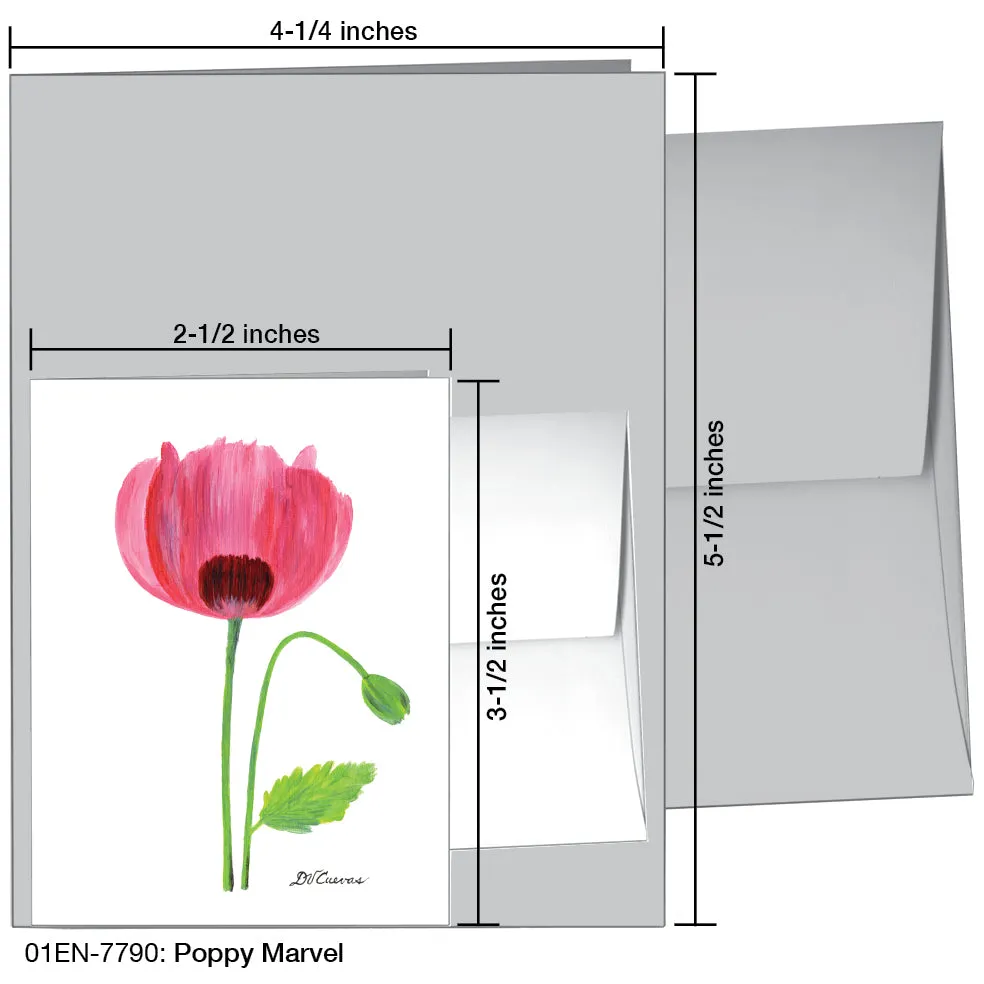 Poppy Marvel, Greeting Card (7790)