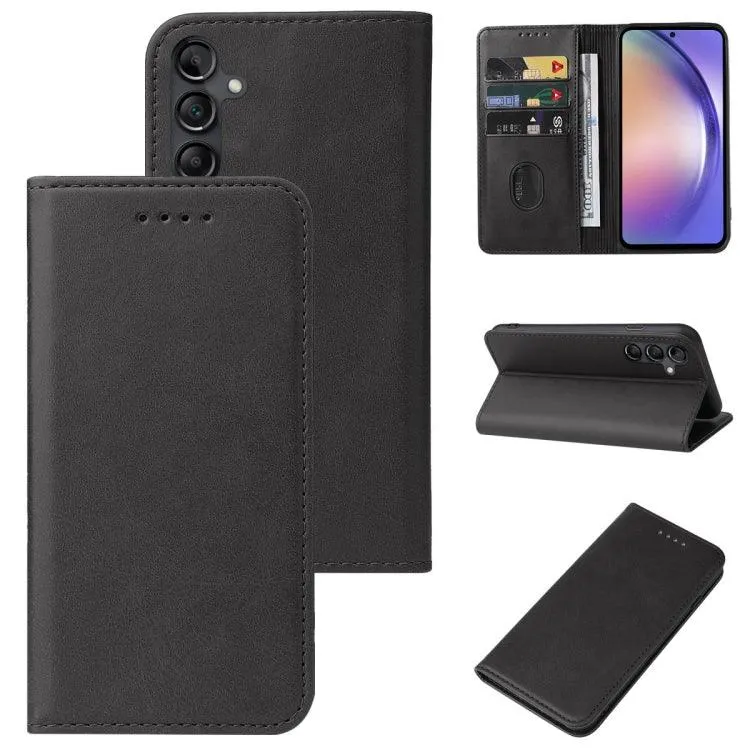 Premium Magnetic Leather Wallet Case for Samsung Galaxy S24  5G