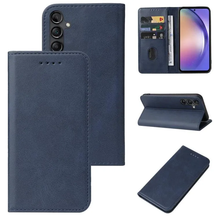 Premium Magnetic Leather Wallet Case for Samsung Galaxy S24  5G