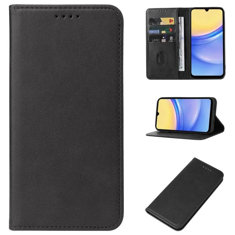 Premium Magnetic Leather Wallet Case for Samsung Galaxy S24  5G