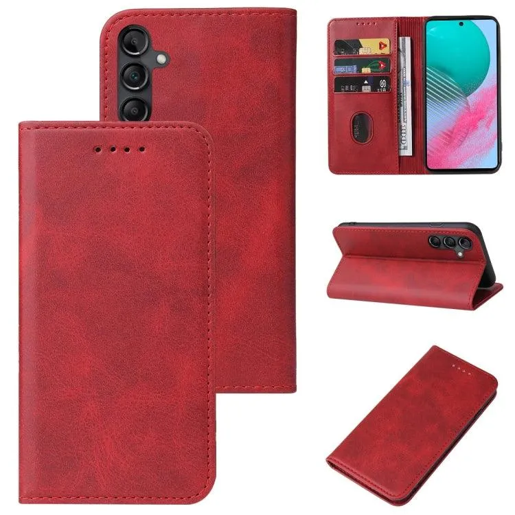 Premium Magnetic Leather Wallet Case for Samsung Galaxy S24  5G