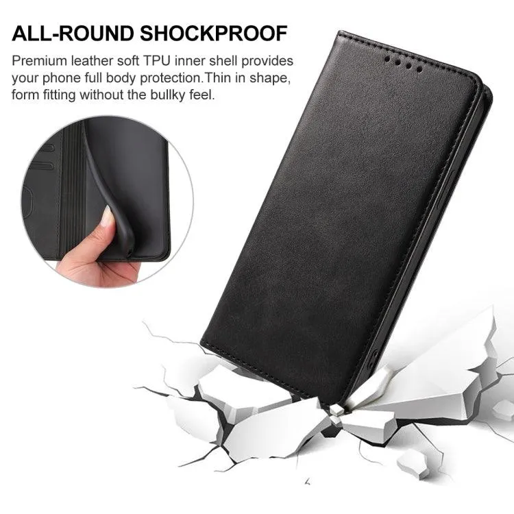 Premium Magnetic Leather Wallet Case for Samsung Galaxy S24  5G