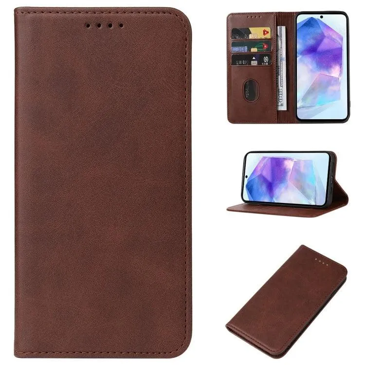 Premium Magnetic Leather Wallet Case for Samsung Galaxy S24  5G