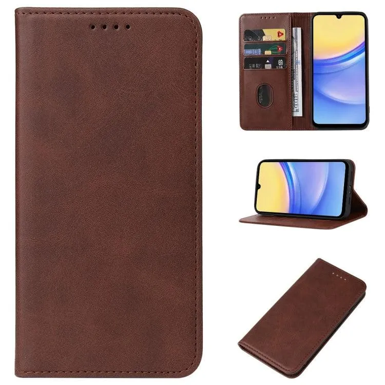 Premium Magnetic Leather Wallet Case for Samsung Galaxy S24  5G