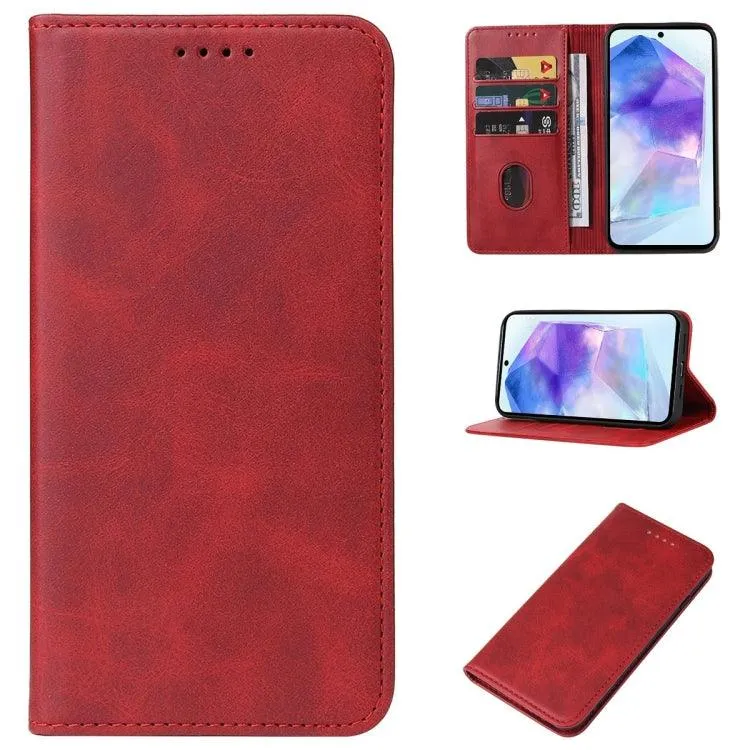 Premium Magnetic Leather Wallet Case for Samsung Galaxy S24  5G