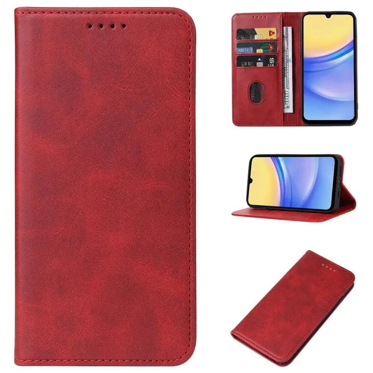 Premium Magnetic Leather Wallet Case for Samsung Galaxy S24  5G