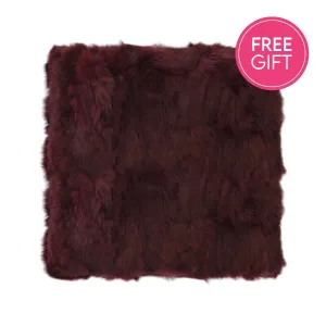 Rabbit Fur Cushion - Shiraz
