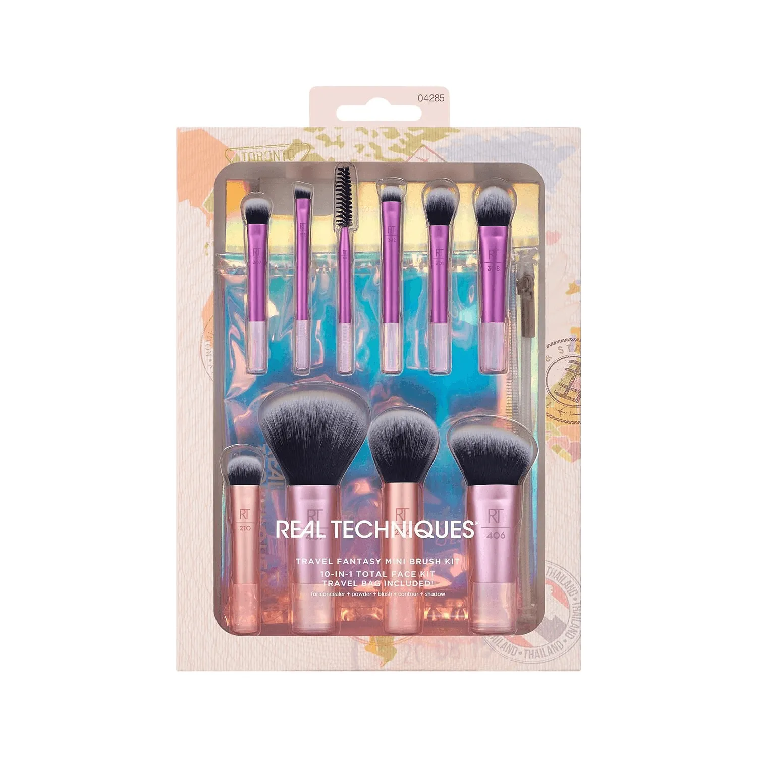 Real Techniques 10-IN-1 Travel Fantasy Mini Brush Kit - 04285