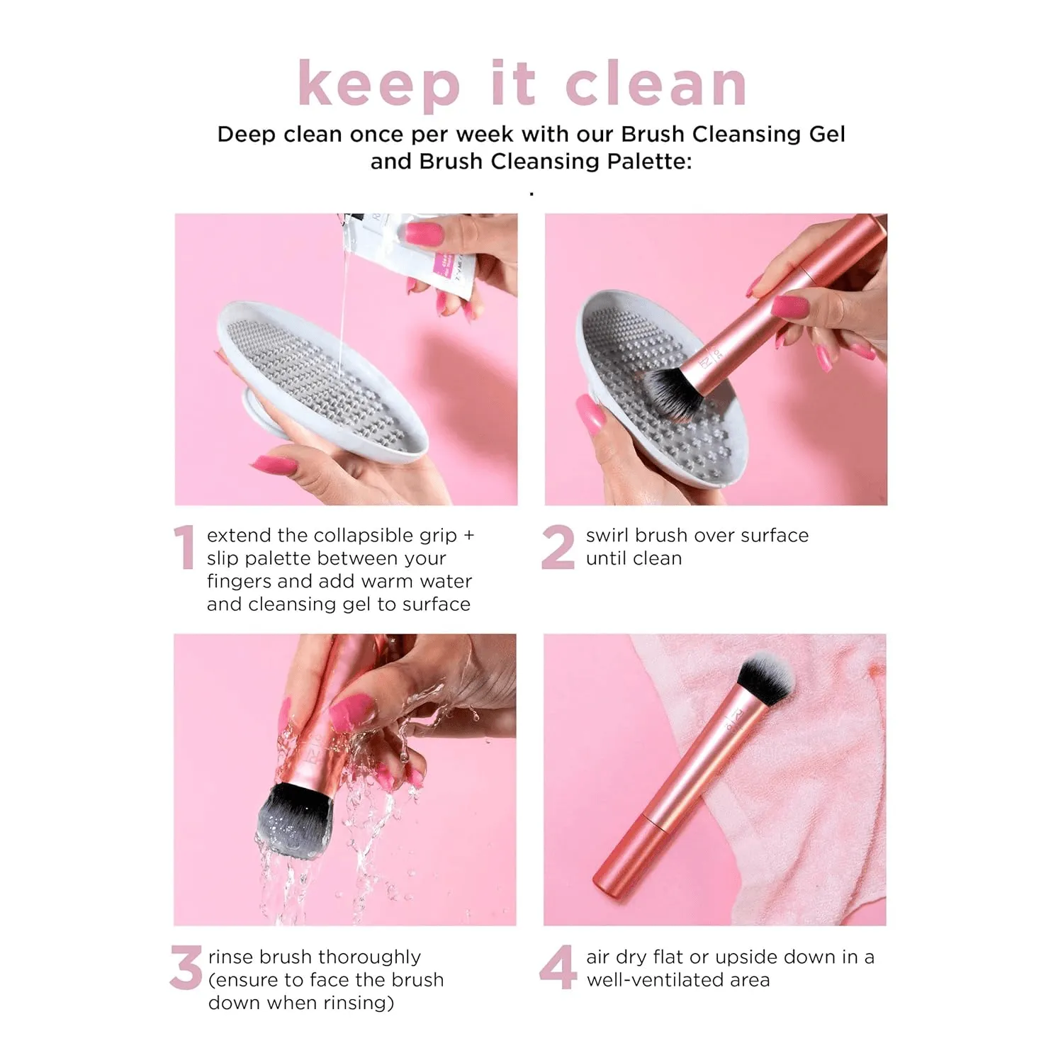 Real Techniques 10-IN-1 Travel Fantasy Mini Brush Kit - 04285
