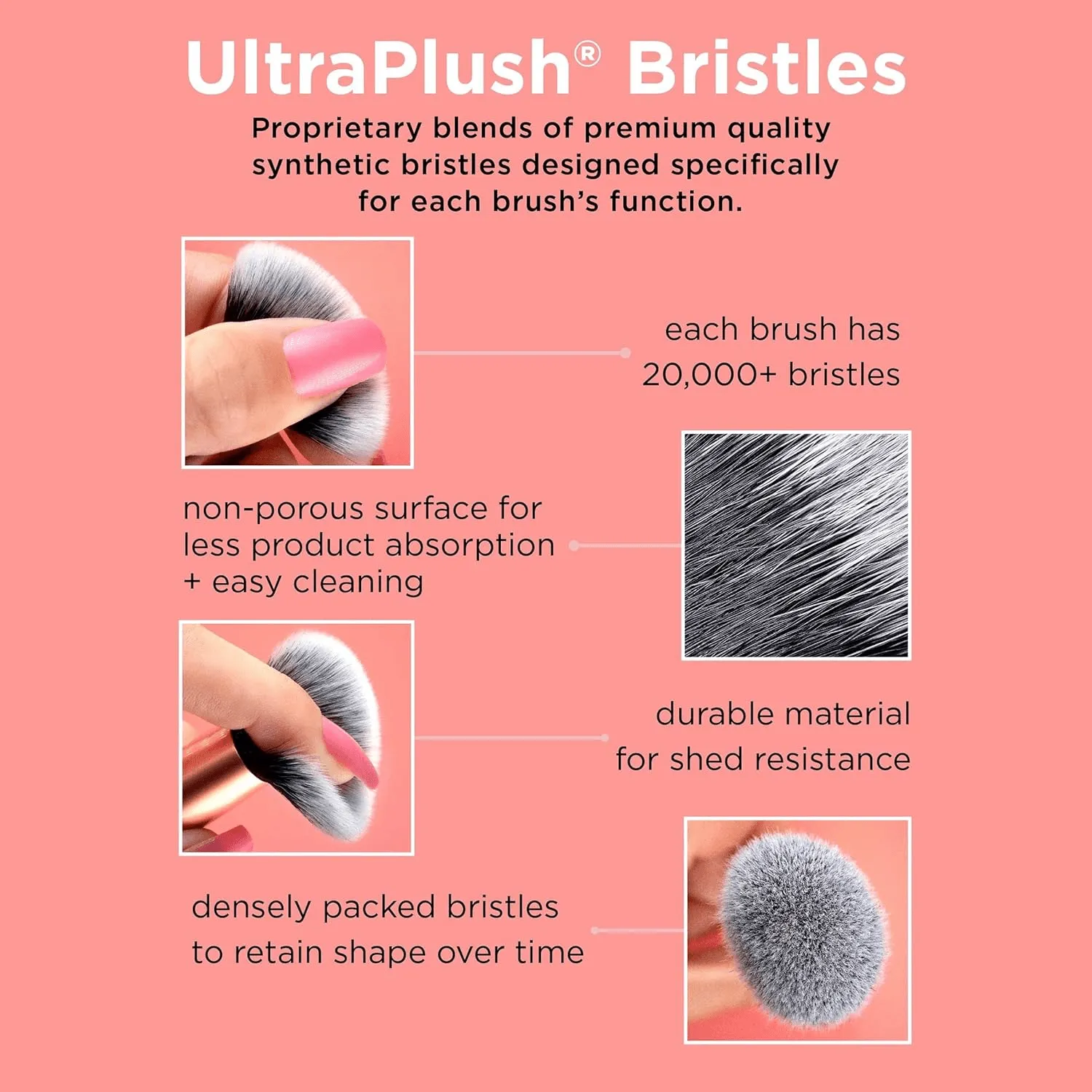 Real Techniques 10-IN-1 Travel Fantasy Mini Brush Kit - 04285