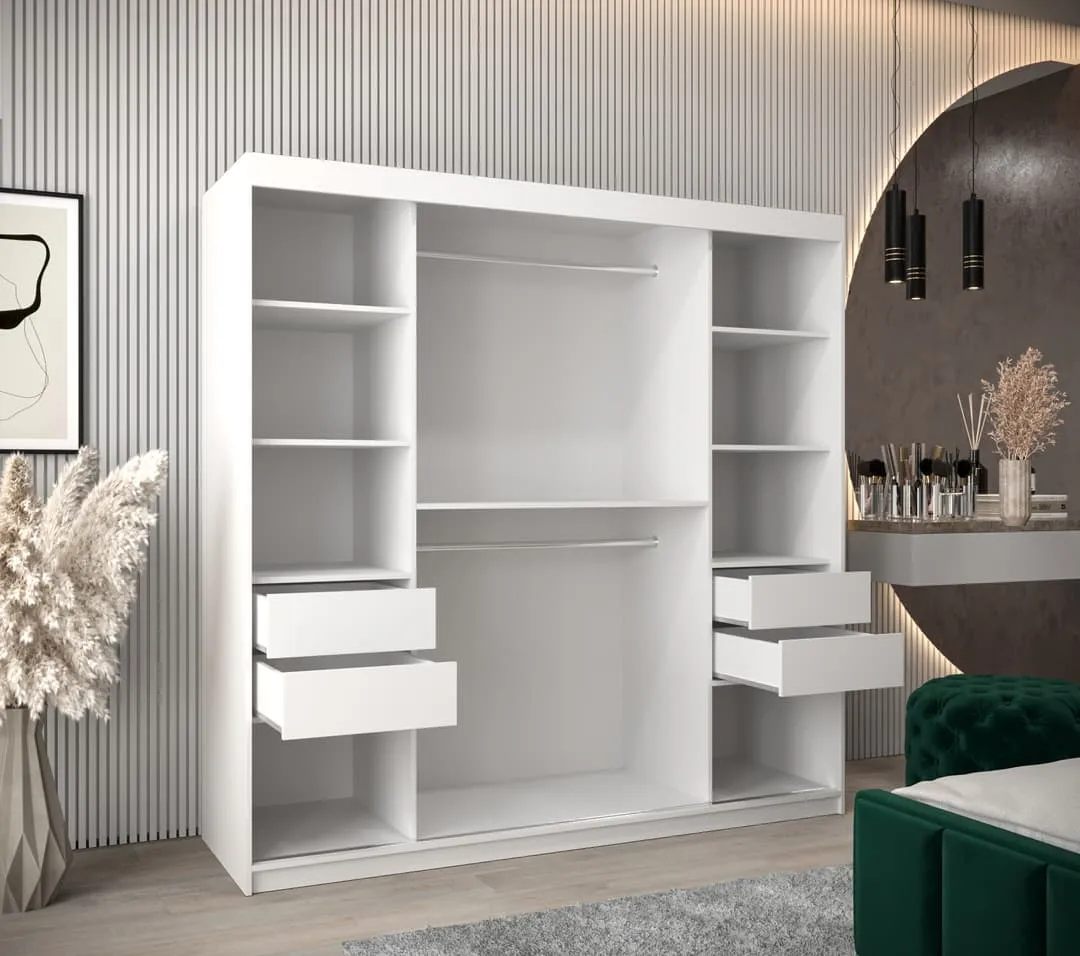 Rena II Sliding Door Wardrobe 200cm