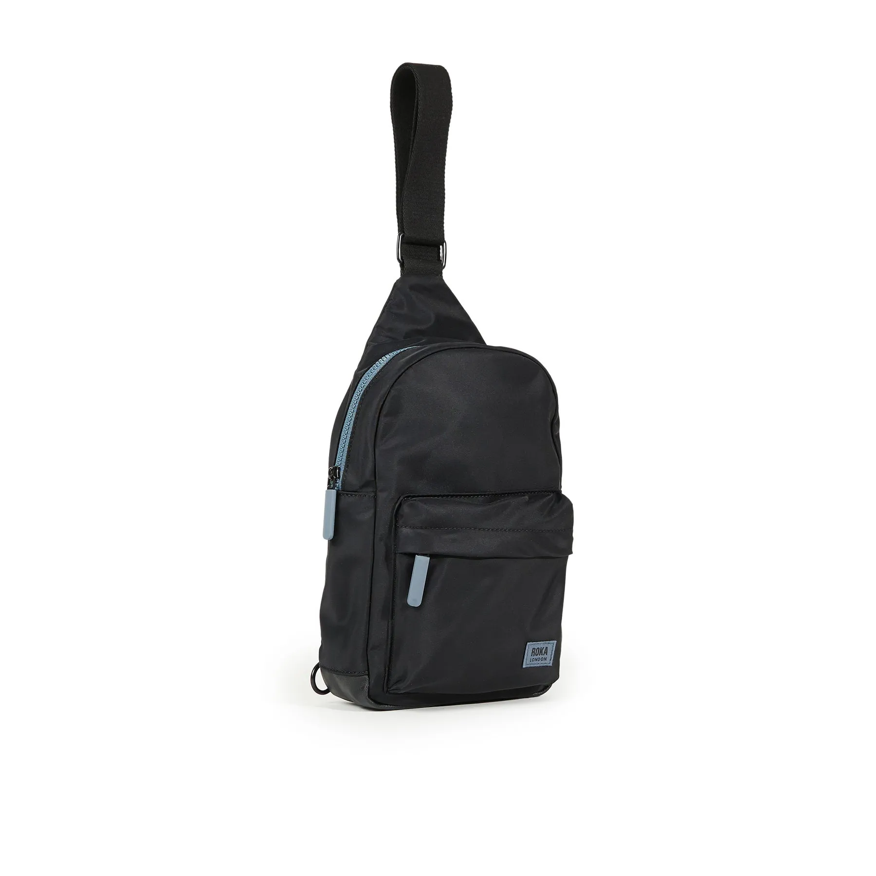 ROKA All Black Willesden B Airforce Large Recycled Nylon Bag