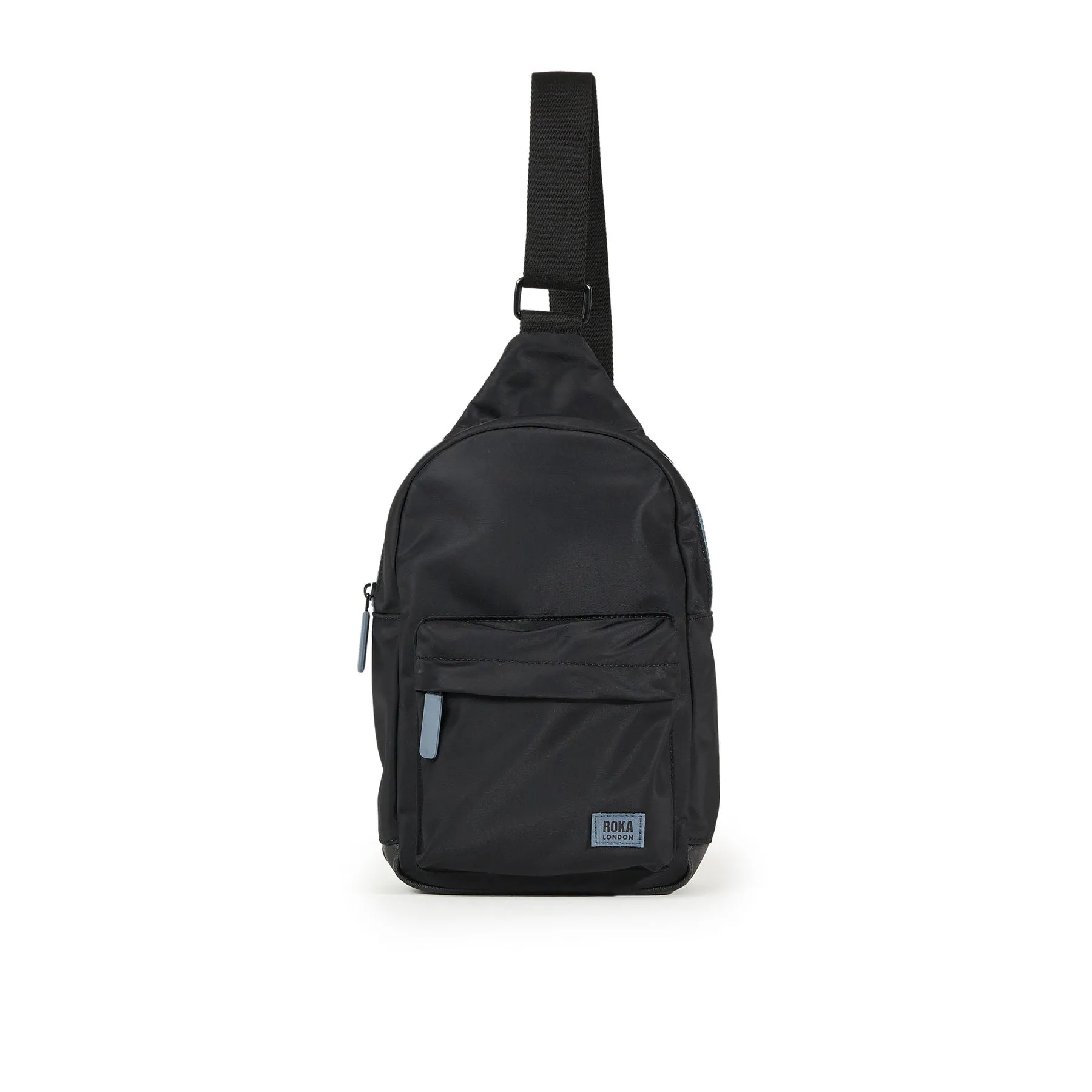 ROKA All Black Willesden B Airforce Large Recycled Nylon Bag