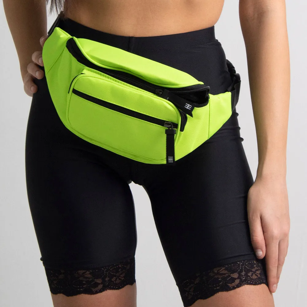 Runner Island Neon Yellow Fanny Pack Waist Bag
