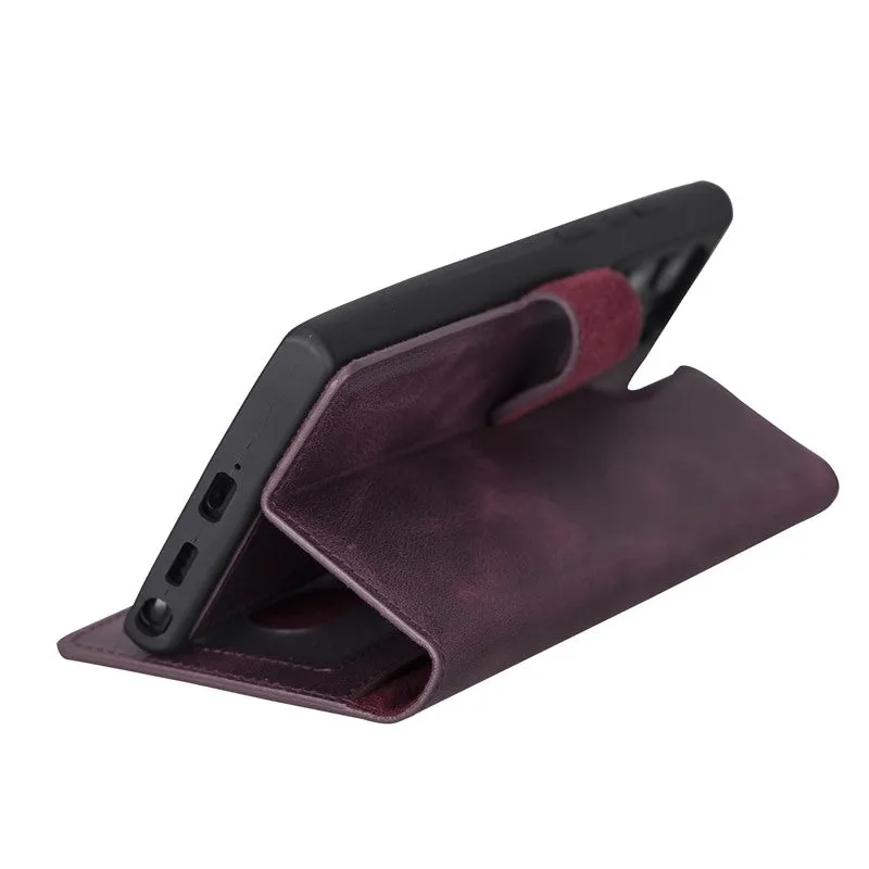 Samsung Galaxy S22 Ultra Magnetic Detachable Leather Wallet Case