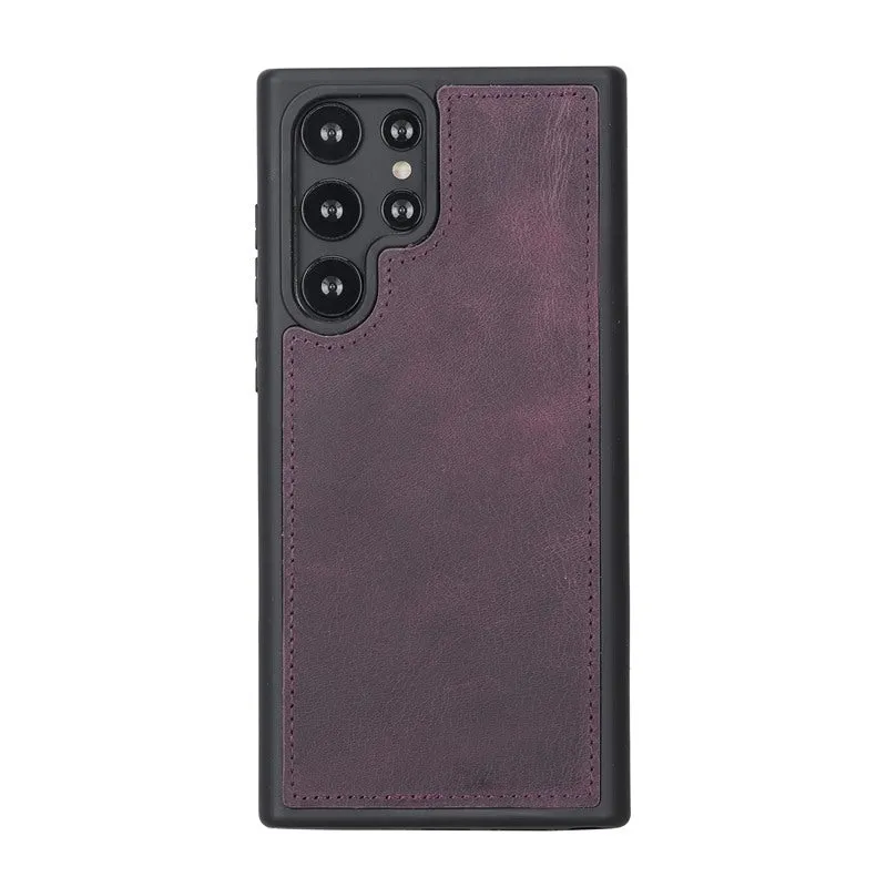 Samsung Galaxy S22 Ultra Magnetic Detachable Leather Wallet Case