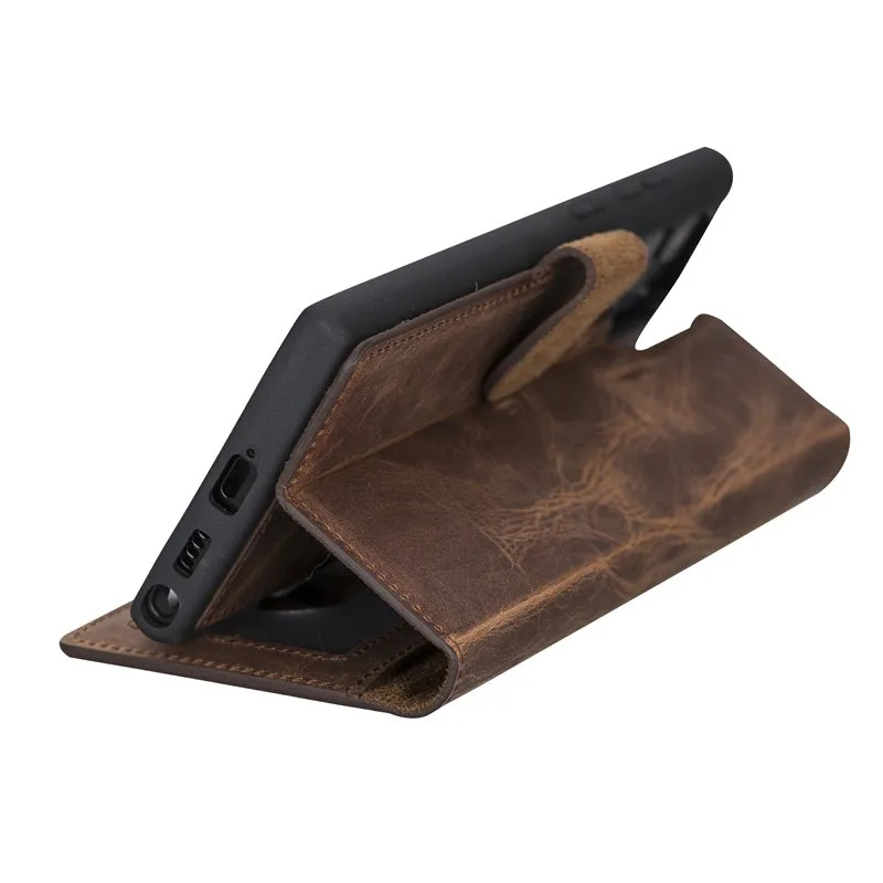 Samsung Galaxy S22 Ultra Magnetic Detachable Leather Wallet Case