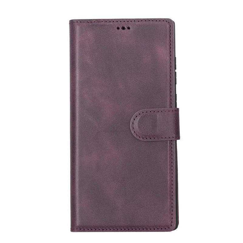 Samsung Galaxy S22 Ultra Magnetic Detachable Leather Wallet Case