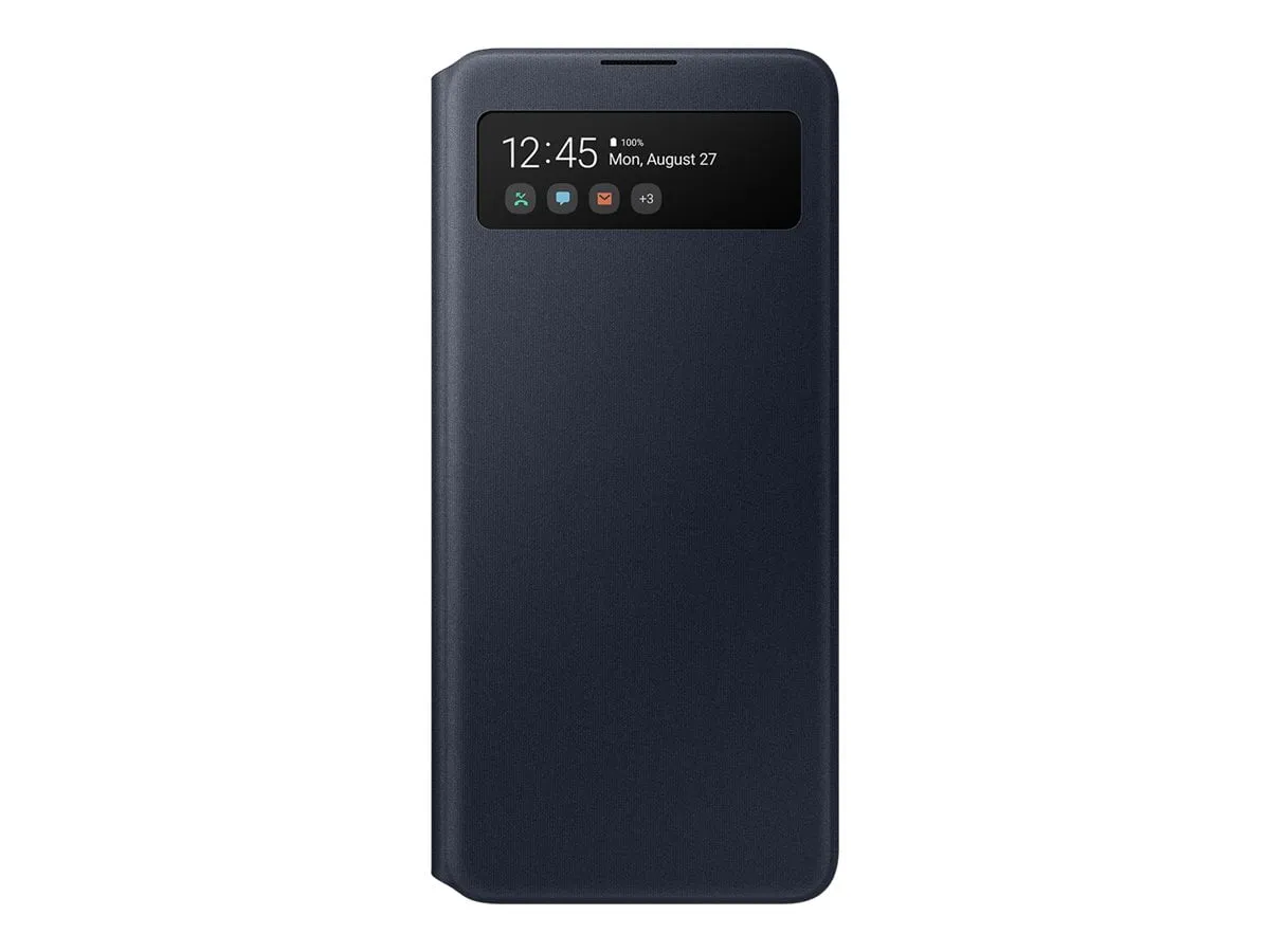 Samsung S View Wallet EF-EA515 - Flip cover for cell phone - black - for Galaxy A51