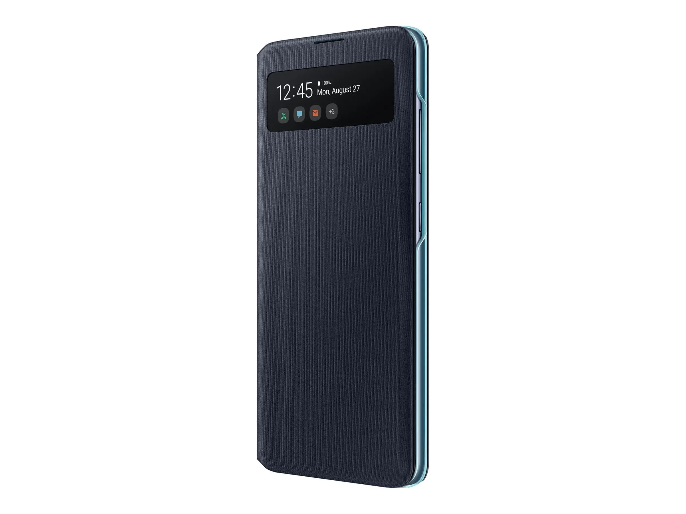 Samsung S View Wallet EF-EA515 - Flip cover for cell phone - black - for Galaxy A51