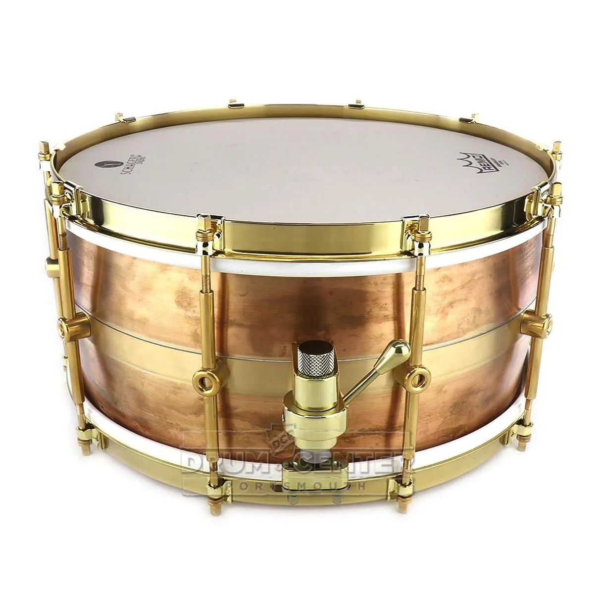 Schagerl Custom Series Snare Drum 14x6.5 Gold Brass
