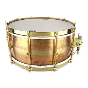 Schagerl Custom Series Snare Drum 14x6.5 Gold Brass