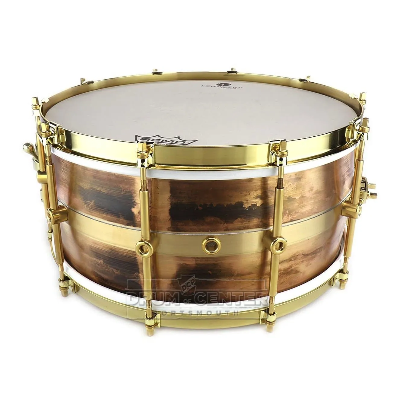 Schagerl Custom Series Snare Drum 14x6.5 Gold Brass