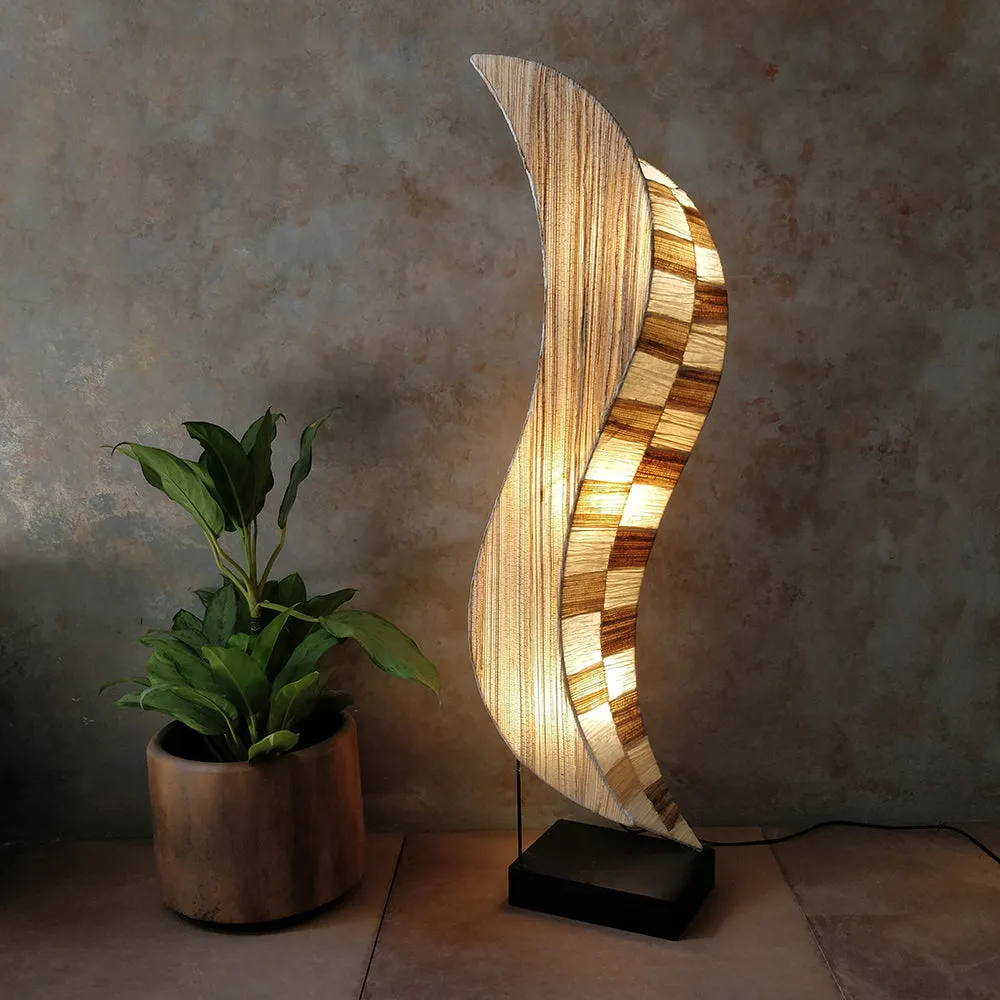 Shades of Sand Floor Lamps