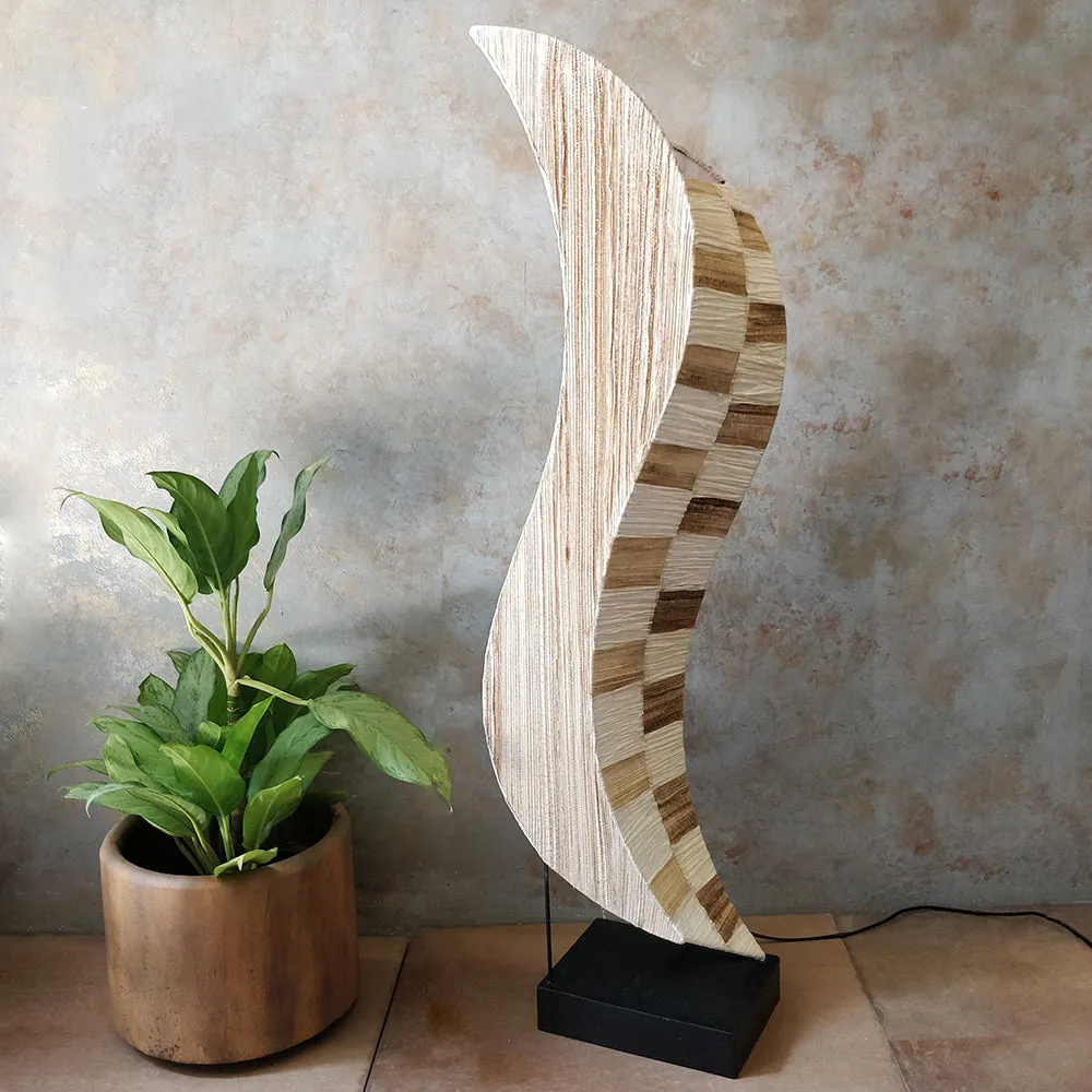 Shades of Sand Floor Lamps