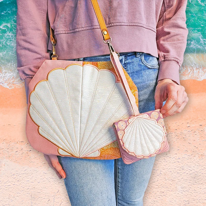 Shell Bag & Purse Set