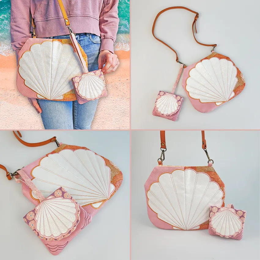 Shell Bag & Purse Set