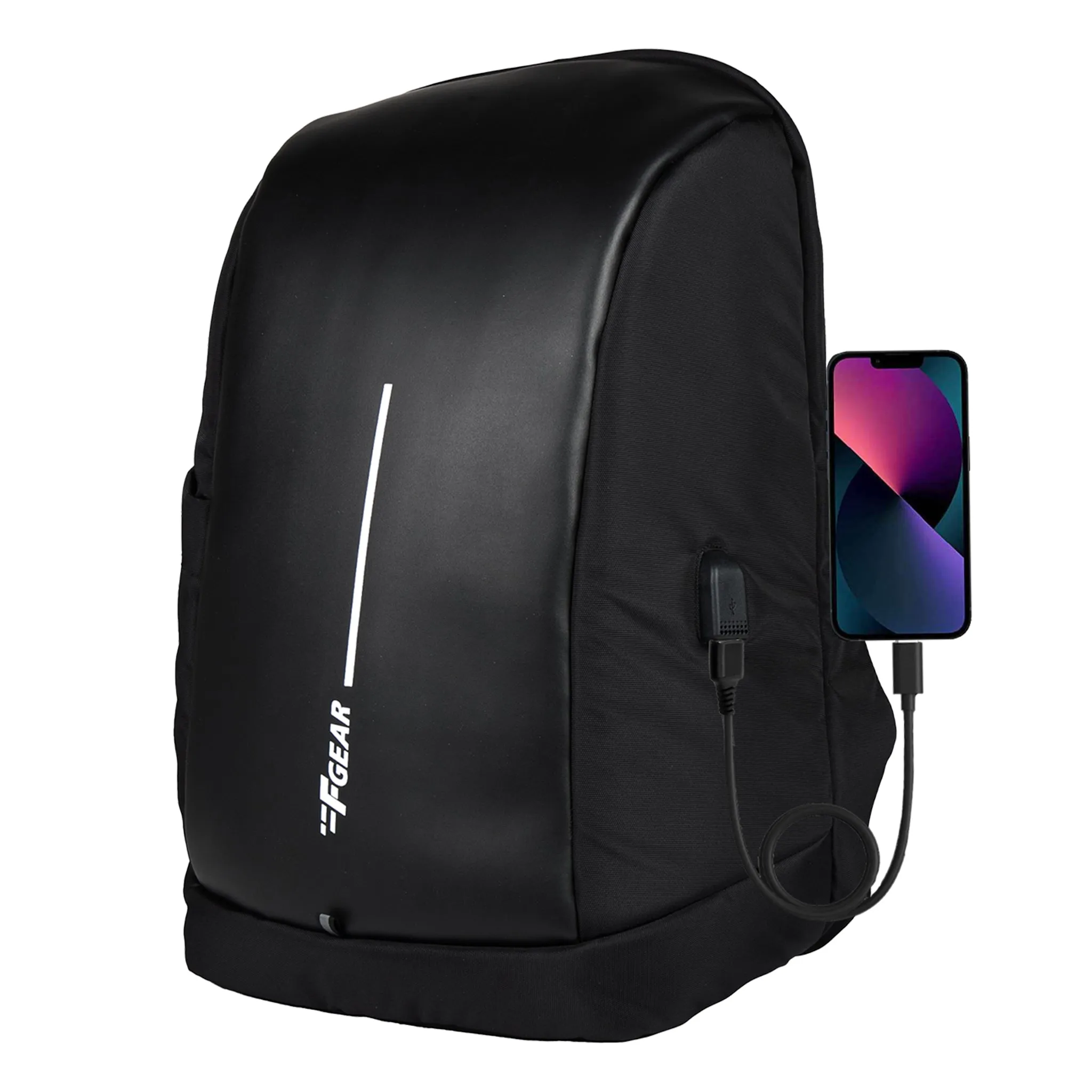Siroco 23L Black Anti theft Laptop Backpack