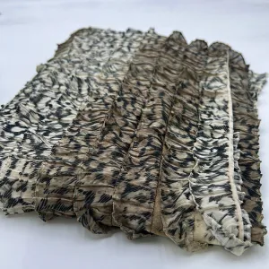 Stretch Blouse Weight, Beige Animal Print (WDW1938)