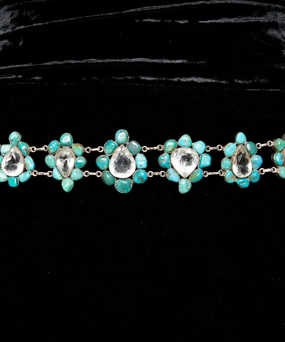TANGLED UP IN BLUE GEMSTONE BELT