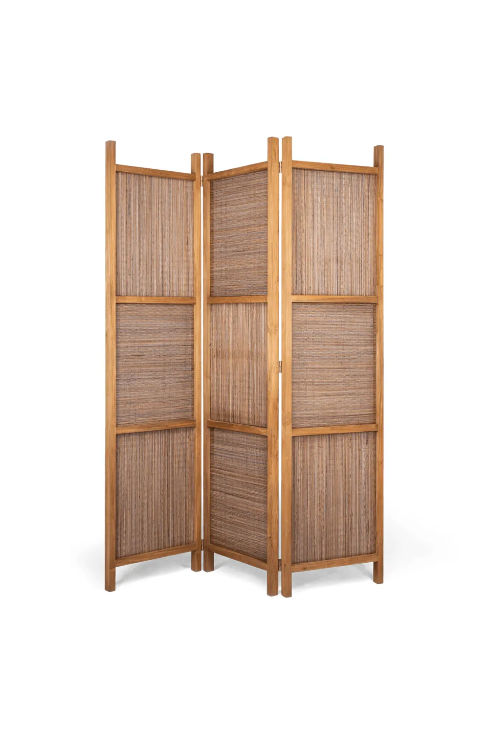 Teak Framed Coconut Leaf Divider | dBodhi Coco