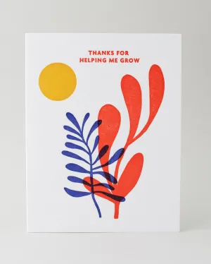 Thanks/Grow Card