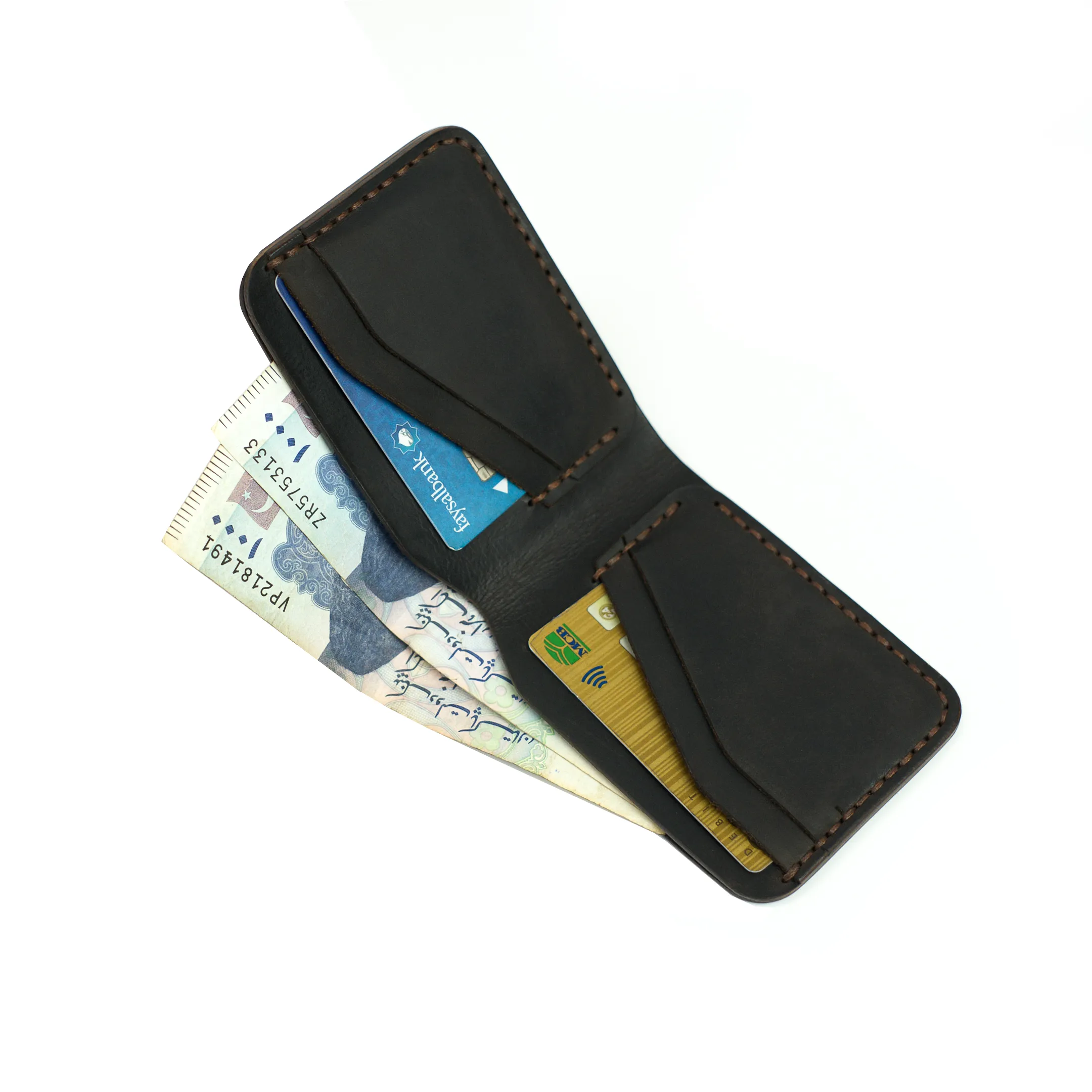 The Nexus: A Leather Bifold Wallet